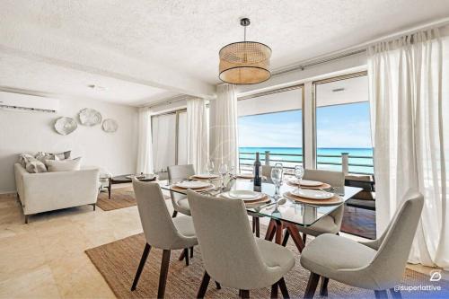 Zona Hotelera Apartment | Villa de Lujo 2BR Vista Mar Playa Privada