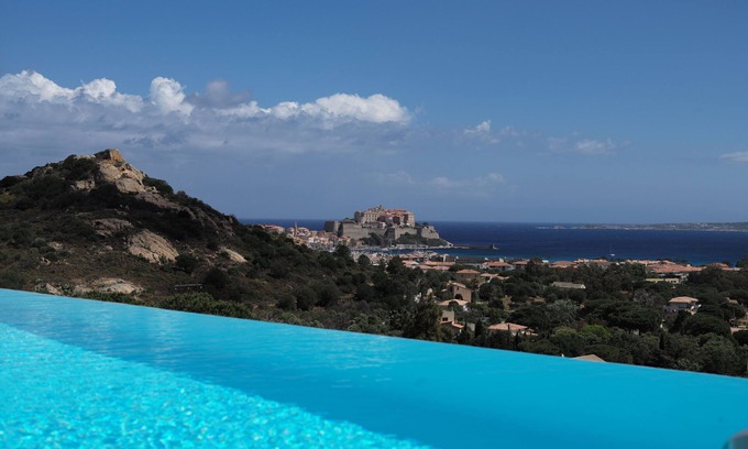 Calvi Villa | Elegant Villa de Luxe with Infinity Pool and Ocean Views