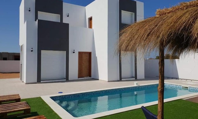 Aghir Villa | Serene Villa in Djerba with Private Pool & Ocean Views