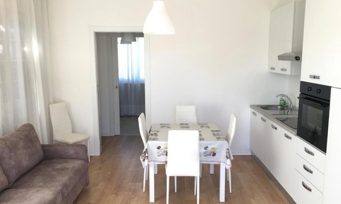 Lido di Jesolo Apartment | Beachfront Retreat at Villa de Mari with Ocean Views