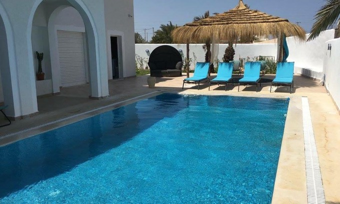 Aghir Villa | Beachside Villa de Standing with Ocean Views & Hot Tub