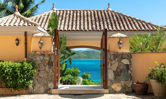 Maho Bay Quarter Villa | Villa Delfina: Steps from Peter Bay Beach with Pool & Spa