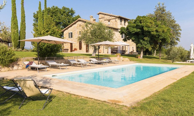 Castel Ritaldi Villa | Villa Di Morice 14: Family-Friendly Retreat with Pool