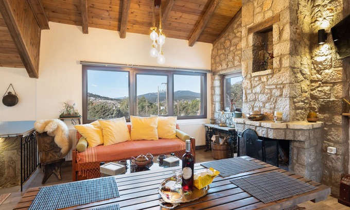 Arachova Apartment | Villa Dianne: Guest Rated 10/10 with Pool & Spa Amenities