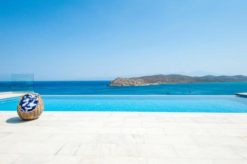 Elounda Villa | Experience Villa Dimitra with Oceanfront Views & Hot Tub