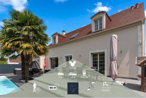 Gouvernes Villa | Family-Friendly Villa near Disneyland Paris with Cinema & Pool