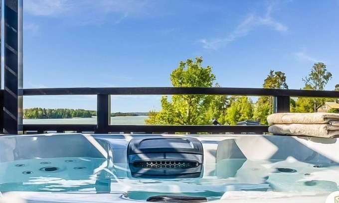 Kimito Island House | Idyllic Villa Eden by Interhome: Lake Views & Spa Retreat