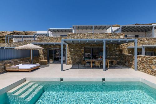 Elia Villa | Elegant Villa Eden in Elia Mykonos with Pool & Family Amenities