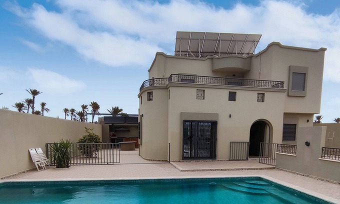 Aghir Villa | Villa el Melga: Private Pool & Oceanfront Retreat