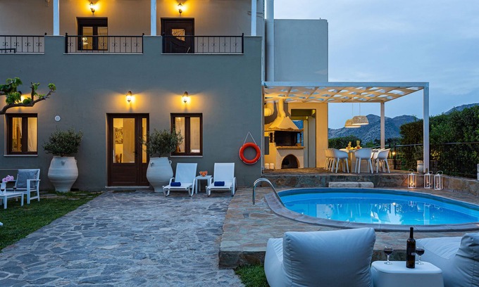 Mylopotamos Villa | Villa Elodia: Poolside Retreat in the Heart of Crete