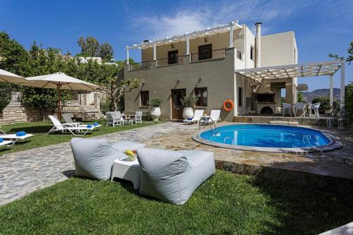 Mylopotamos Villa | Discover Villa Elodia: Poolside Retreat in Crete's Heart