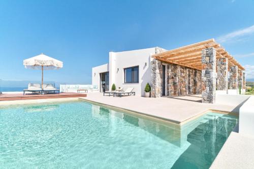 Geropotamos Villa | Discover Villa Endless Blue: Oceanfront Paradise Awaits