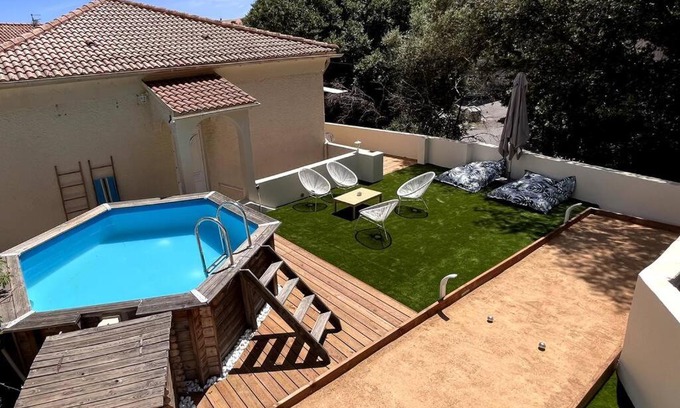 Bastia Villa | Renovated Villa with Pool in Bastia - Family Friendly Retreat