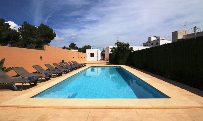 Sant Antoni de Portmany Villa | Villa Beso Ibiza: Elegant Six-Bedroom Retreat for 12