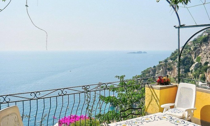 Positano Villa | Villa Eunice: Ocean View Escape with Free Wi-Fi & Breakfast