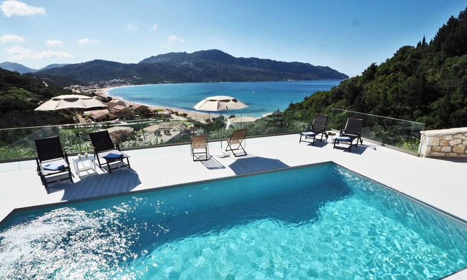 Afionas Apartment | Villa Euphoria Apt 1: Oceanfront Retreat in Afionas Corfu