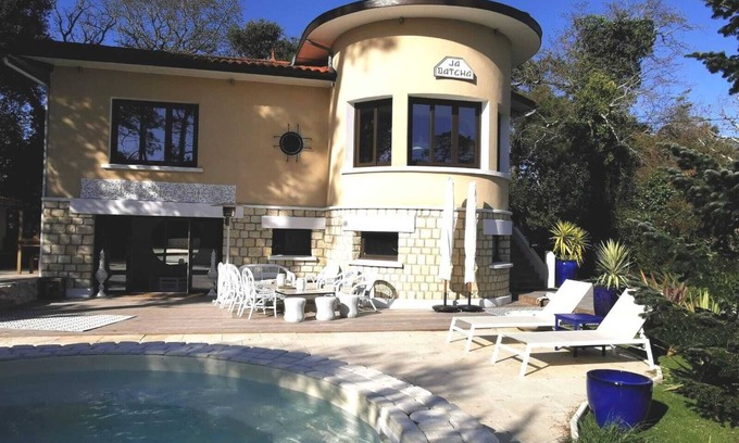 Soulac-sur-Mer Villa | Villa in Soulac Sur Mer: Pool, Ocean Views & Family-Friendly