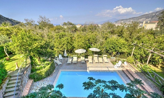 Sant'Agnello House | Villa Fillide D: Guest Rated 9.6 with Pool & Garden Oasis