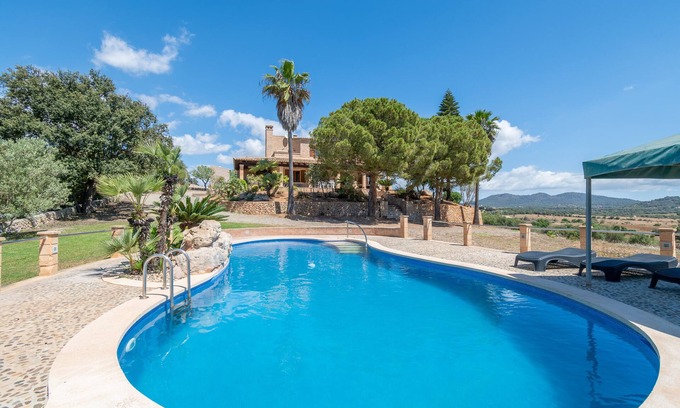 Sant Llorenc des Cardassar Villa | Villa 'Finca Son Manxo' with Mountain View, Wi-Fi and Air Conditioning