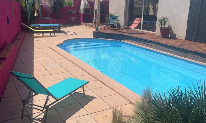 Le Puyricard Villa | Villa Fleur de Sel: Private Pool & Ocean View Retreat