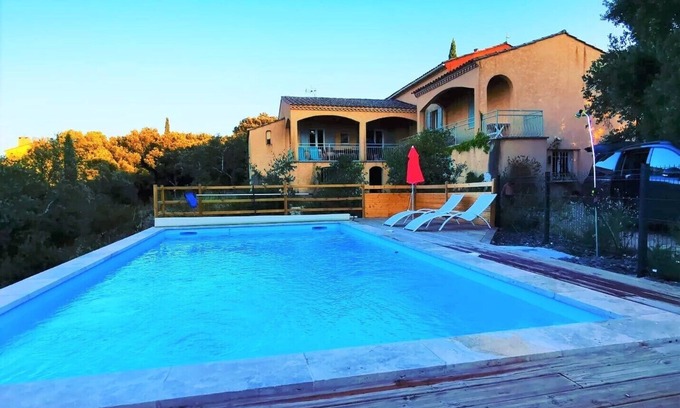 Saint-Siffret Villa | Discover Villa Fleurie: Garden Oasis near Uzès, Guest Rated 9.8