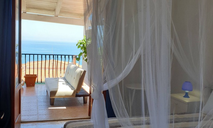 Casteldaccia House | Villa Flore Penthouse: Oceanfront Escape with Pool Access