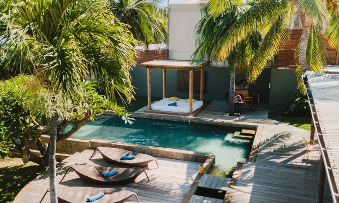 La Saline Les Bains House | Idyllic Villa Flore - Oceanfront Retreat in La Saline les Bains