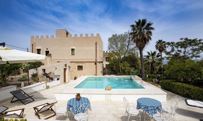 Sant'Andrea Bonagia Villa | Villa Fontana: Private Pool & Oceanfront Paradise Awaits