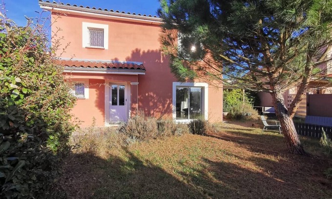 Montmerle-sur-Saone Villa | Spacious Villa for 8 with Hot Tub by the Saône River