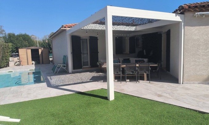Saint-Mathieu-de-Treviers Villa | Relaxing Villa for 6 in a Tranquil Village Setting