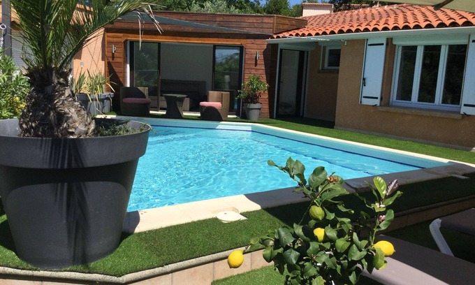 Saint-Privat-de-Champclos House | Exclusive Villa with Private Heated Pool near Ceze & Ardeche