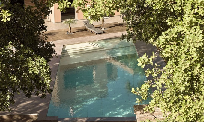 Alikianos Villa | Villa Fuerte: Indulge in a Heated Pool and Amazing Yard