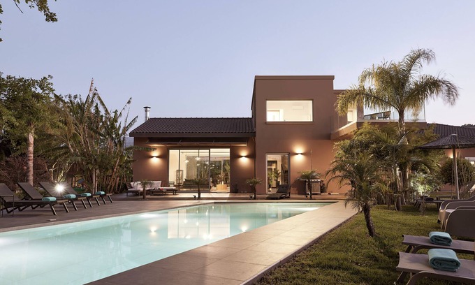 Alikianos Villa | Villa Fuerte: Heated Pool, Pet Friendly & Free Car Hire