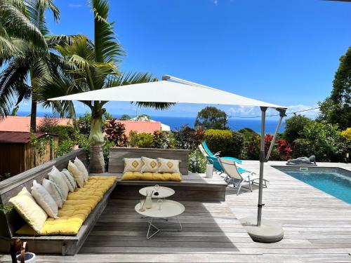 Sainte Marie House | Unforgettable Villa Galabé et Tafia with Ocean View & Pool