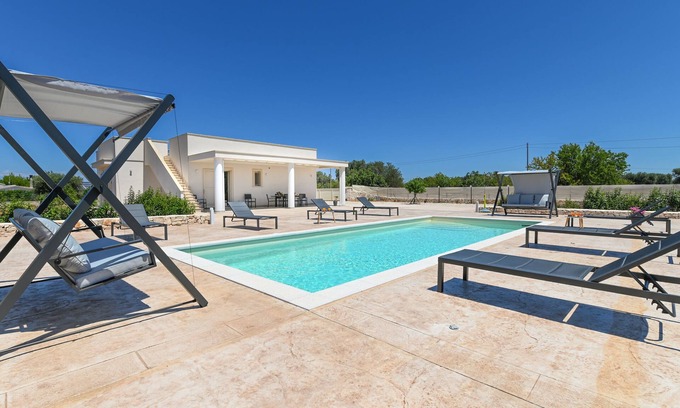 San Vito dei Normanni Villa | Villa Gioena: Private Pool & Garden Near Beautiful Beaches