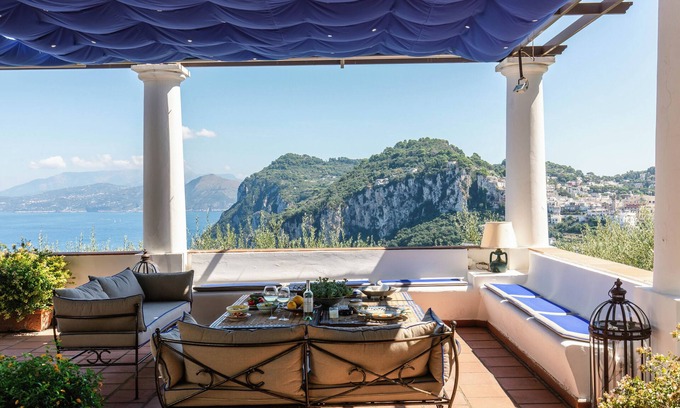Marina Grande Villa | Villa Ginestra: Family-Friendly Getaway with Great Amenities