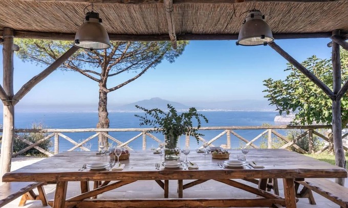 Massa Lubrense Villa | Elegant Villa Giulia: Guest Rated 9.4 with Private Pool