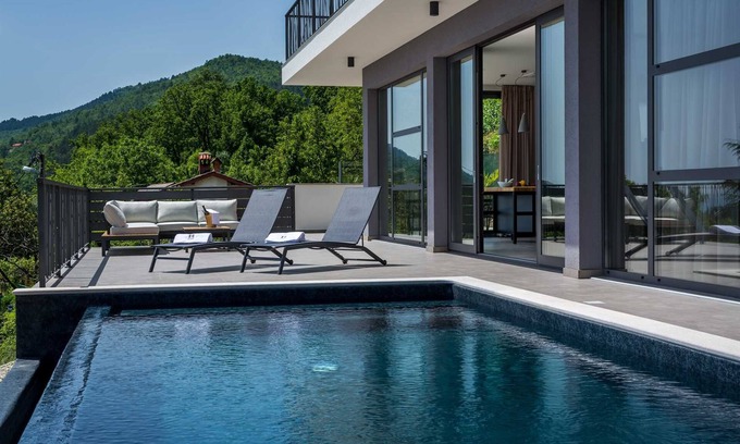 Opatija Villa | Villa Grand Vision: Modern Villa with Private Pool & Ocean Views