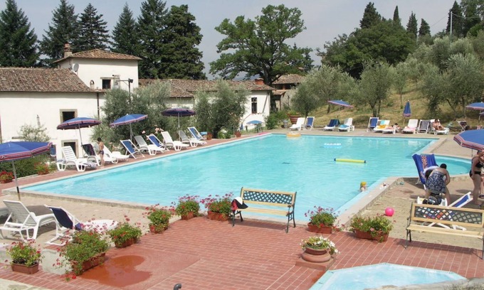 Pelago Apartment | Villa Grassina: Cozy Two-Room Apartment with Pool & Nature