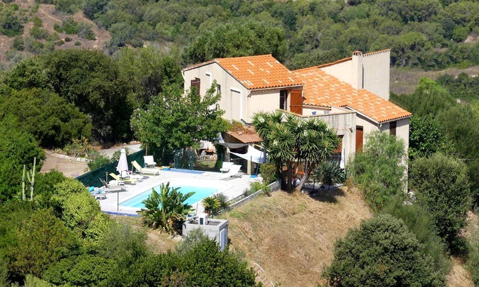 Ajaccio Villa | Villa Heights of Ajaccio: Private Pool & Ocean Views