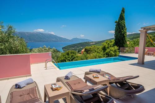 Tselendata Villa | Villa Helios: Sea View with Private Pool & Breakfast