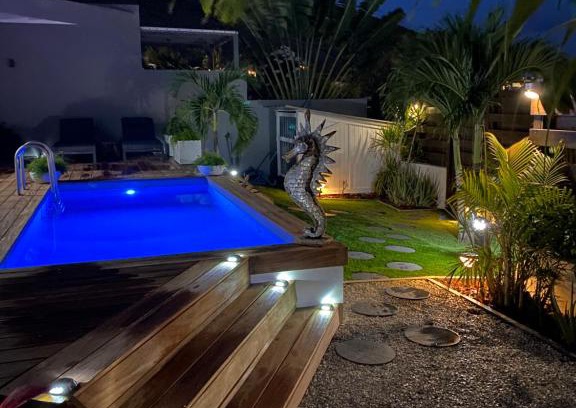 Cul de Sac Villa | Villa Hippocampe: 4-Star Retreat with Pool & Family Amenities
