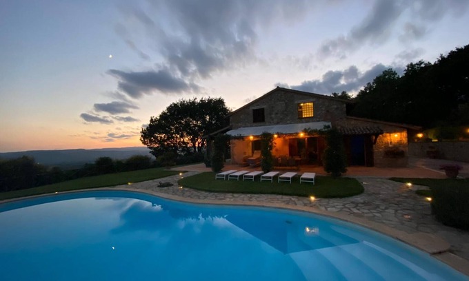 Grutti Villa | Villa I Grifoni: Private Pool & Panoramic Views Await