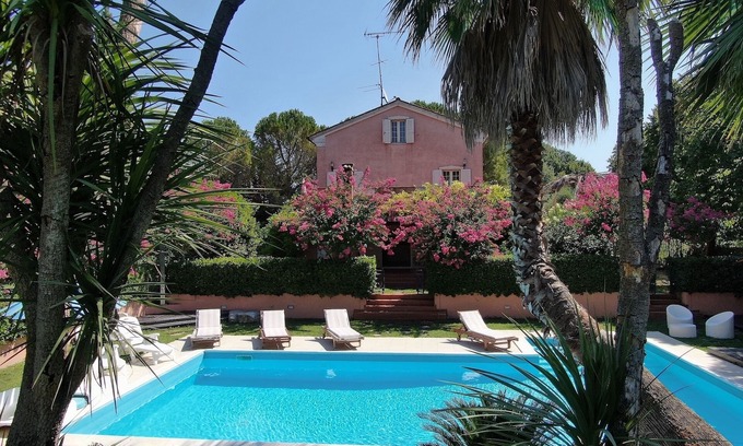 Corridonia Villa | Villa Il Querceto: Family Retreat with Private Pool & Ocean View