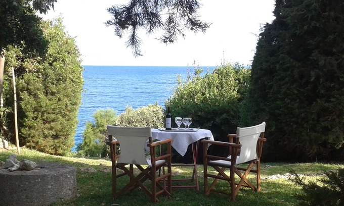 Pyrgos Villa | Villa Ilida: Balcony Views & Access to Ionian Sea