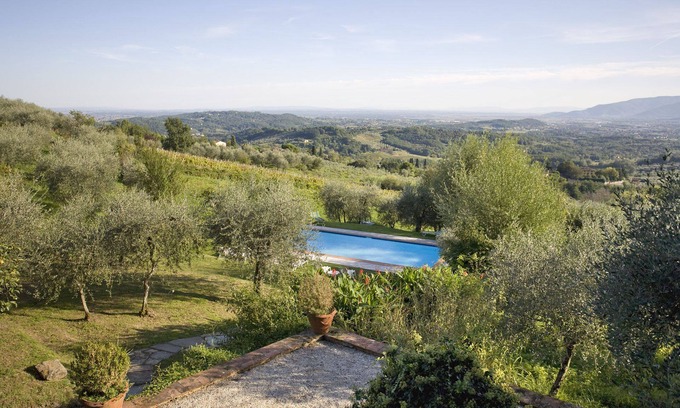 Capannori Villa | Elegant Villa in Sant'andrea In Caprile with Private Pool