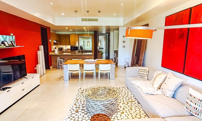 Herreras Apartment | Welcoming Corner Unit with Large Terrace & Golf Cart Access