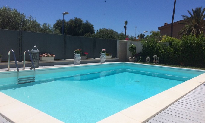 San Leone Villa | Inviting Villa in San Leone with Private Pool & Ocean View