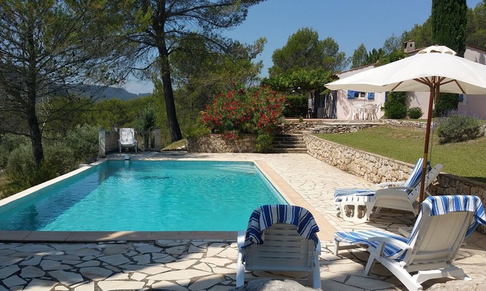 Salernes Villa | Elegant Villa with Pool and Ocean View in Salernes, France