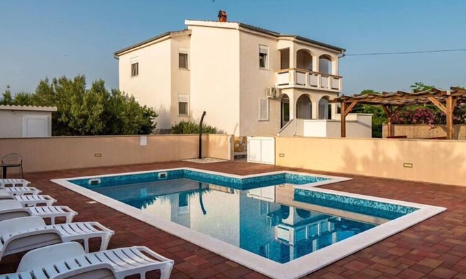 Vrsi House | Top-Rated Holiday Home Stipe with Private Pool & Ocean View